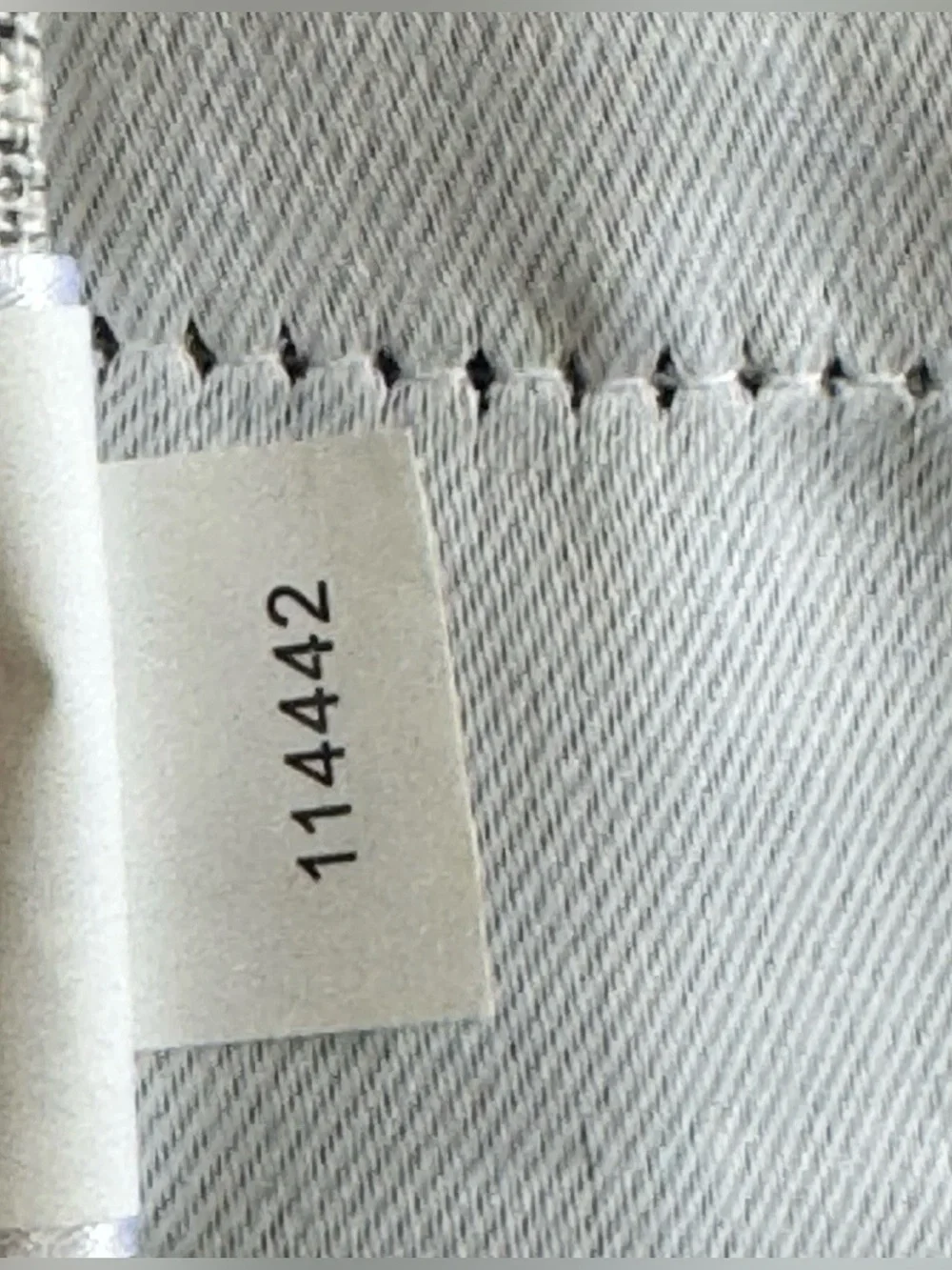 New West Elm Crossweave Blackout Drape Curtain 48”x96” Stone White